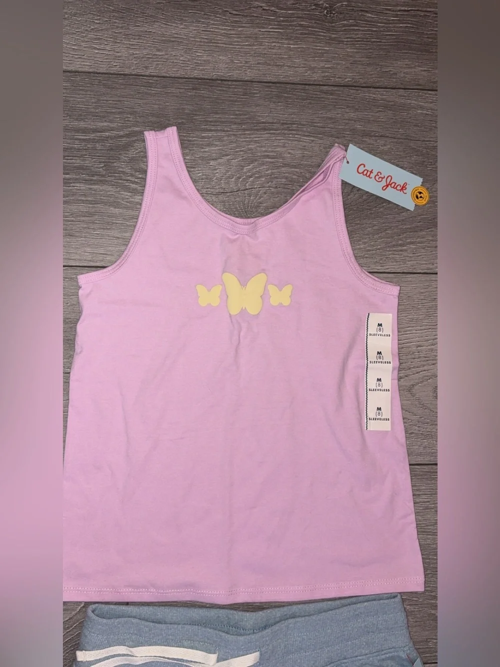 Cat & Jack Girls Size Medium 8 2 Pc Set Tank & Shorts New W Tags!